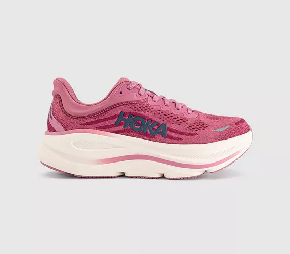 HOKA Bondi 9 Trainers Lingonberry Cranberry F