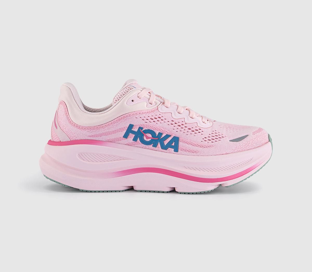 HOKA Bondi 9 Trainers Rose Tea Petal F