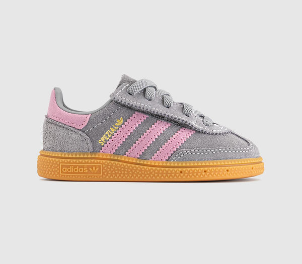 Kids adidas Handball Spezial Infant Trainers Grey Pink