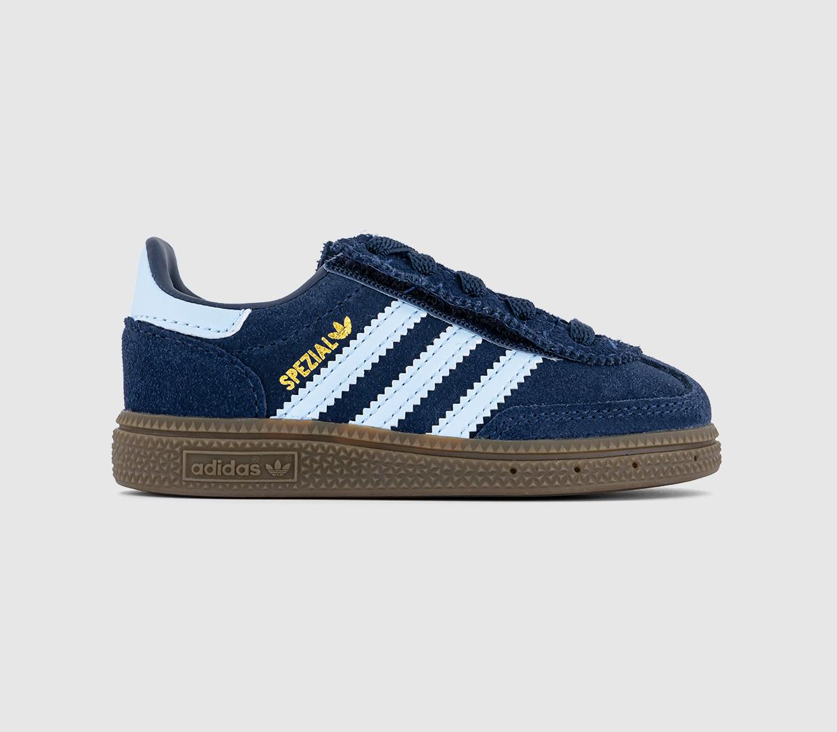 Kids adidas Handball Spezial Infant Trainers Collegiate Navy Clear Sky Gum