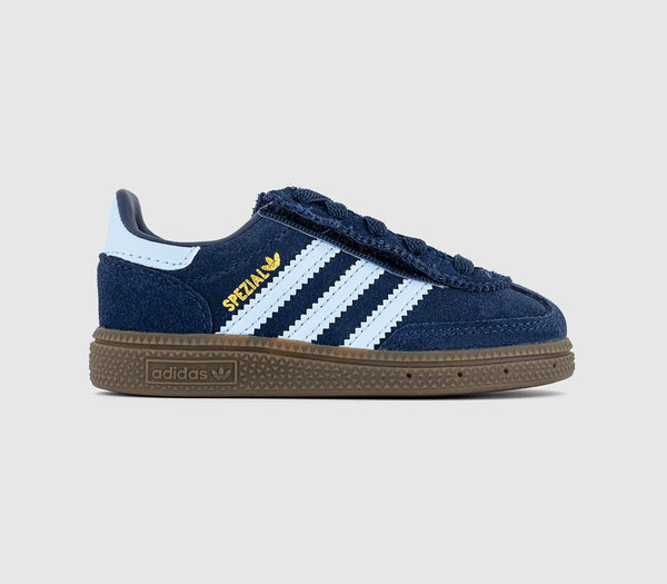 Kids adidas Handball Spezial Infant Trainers Collegiate Navy Clear Sky Gum