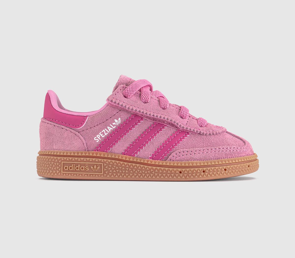 Kids adidas Handball Spezial Infant Trainers Bliss Pink Pink Fusion Gum