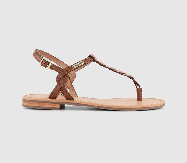 Womens Les Tropeziennes Hamsong Toe Thong Sandals Tan