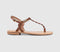 Womens Les Tropeziennes Hamsong Toe Thong Sandals Tan