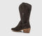 Womens OFFICE Kactus Cowboy Western Boots Brown Suede