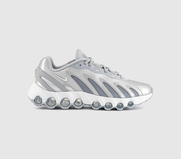 Nike W Air Max DN8 Trainers Wolf Grey Metallic Silver Off White