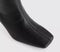 Womens OFFICE Kylie Flare Heel Knee High Boots Black - OFFCUTS SHOES by OFFICE