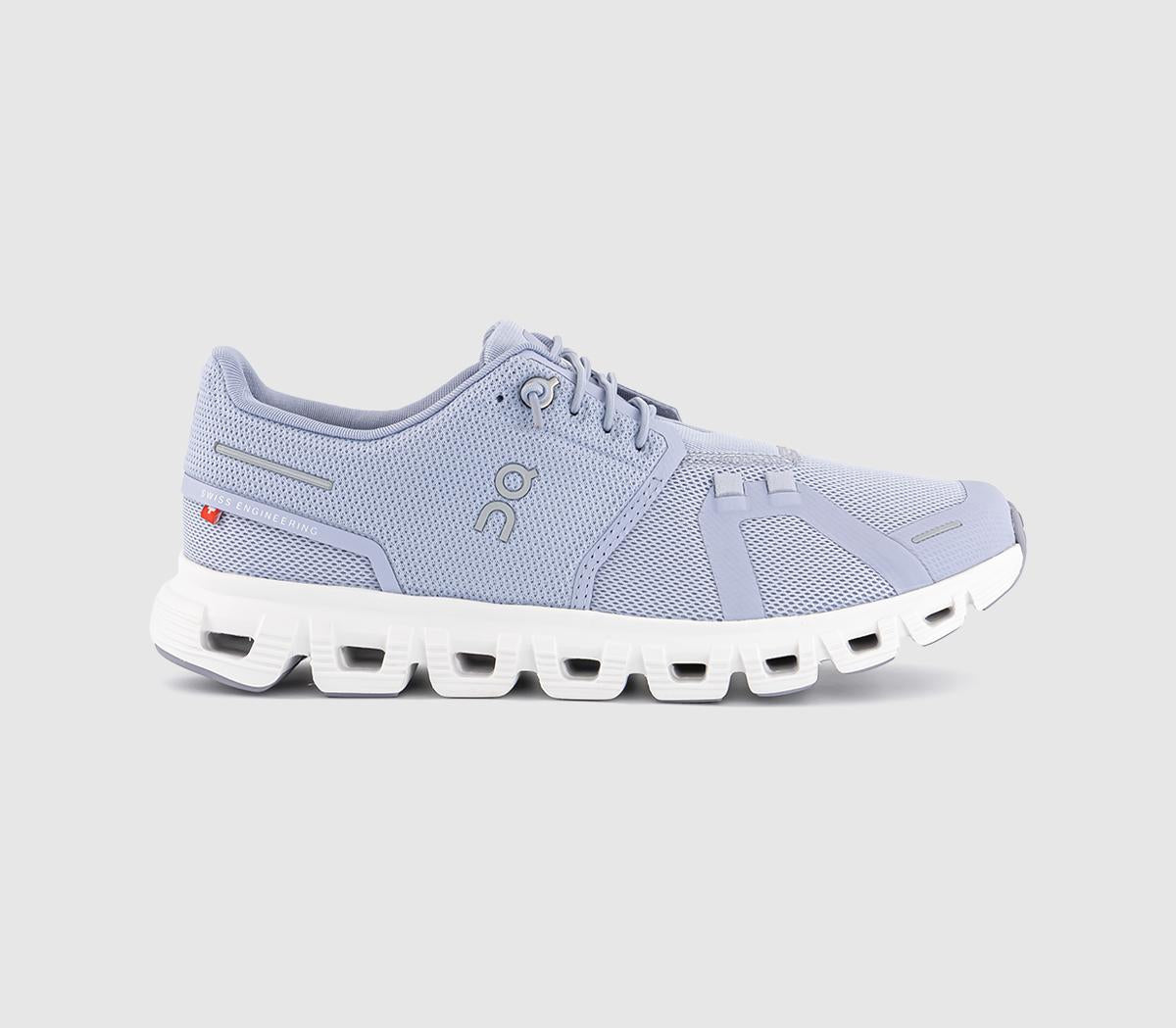 Womens ON Cloud 6 Trainers Nimbus White F - OFFCUTS SHOES by OFFICE