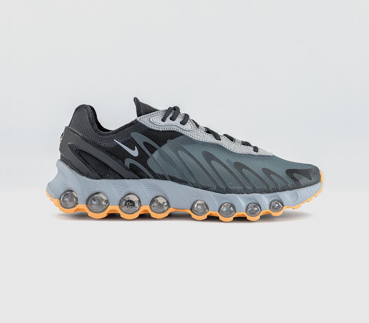 Nike Air Max DN8 Trainers Cool Grey Gym Red Barely Volt Wolf Grey Univ Blue