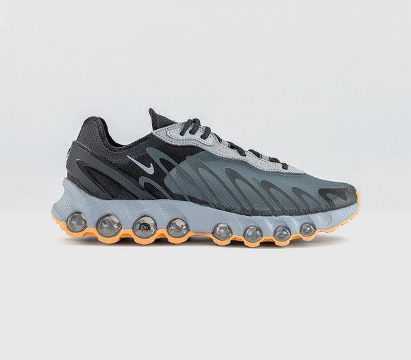 Nike Air Max DN8 Trainers Cool Grey Gym Red Barely Volt Wolf Grey Univ Blue
