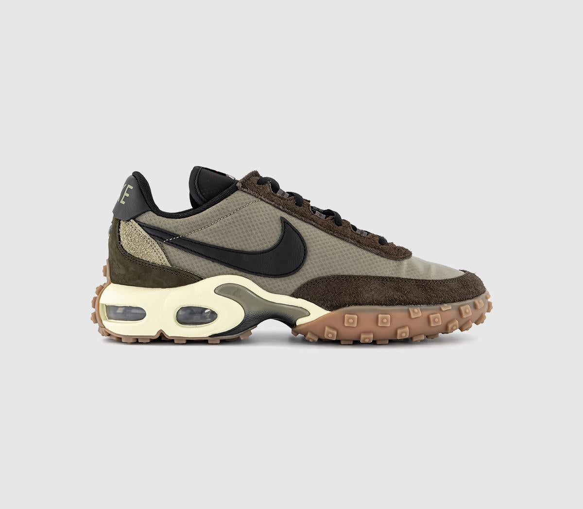  Nike Air Max Waffle Trainers Matte Olive Black Gum Dark Brown Legion Brown Coco Uk Size 9.5