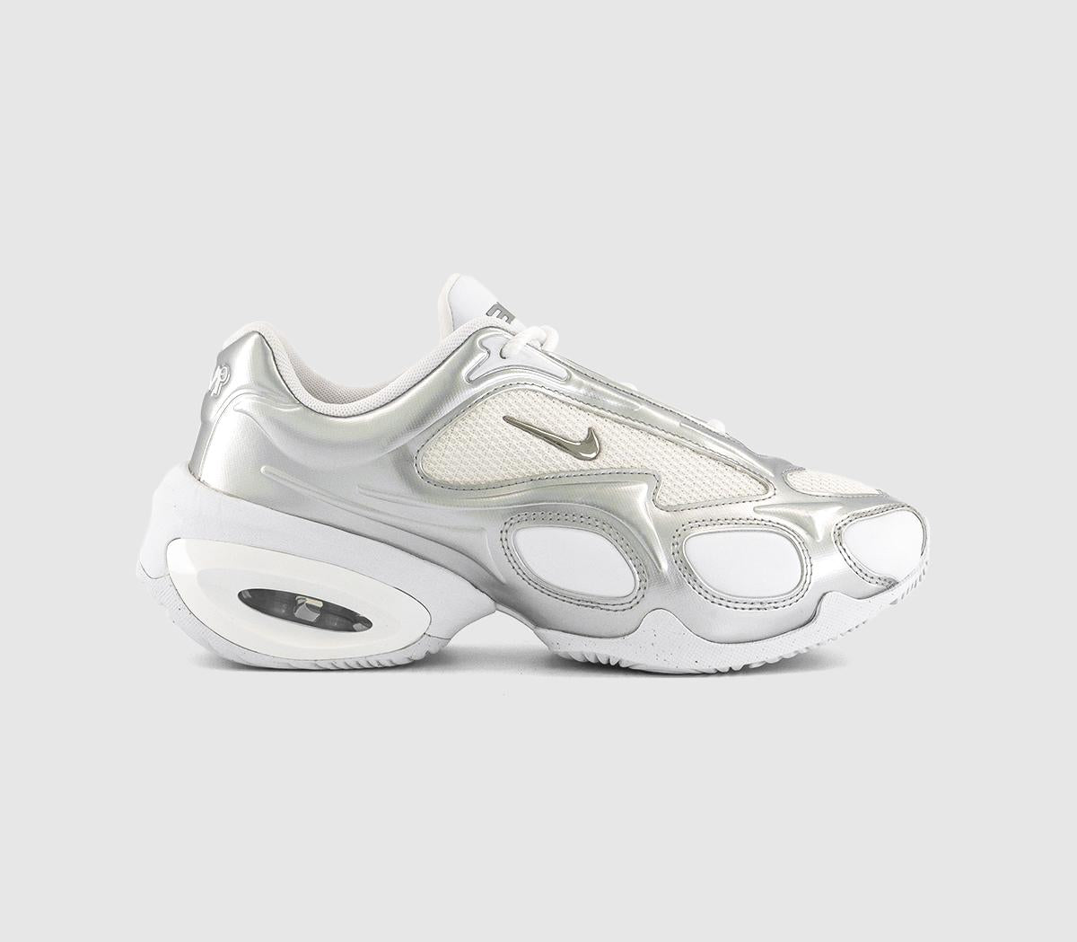 Nike Air Max Muse Trainers White Metallic Silver Pure Platinum
