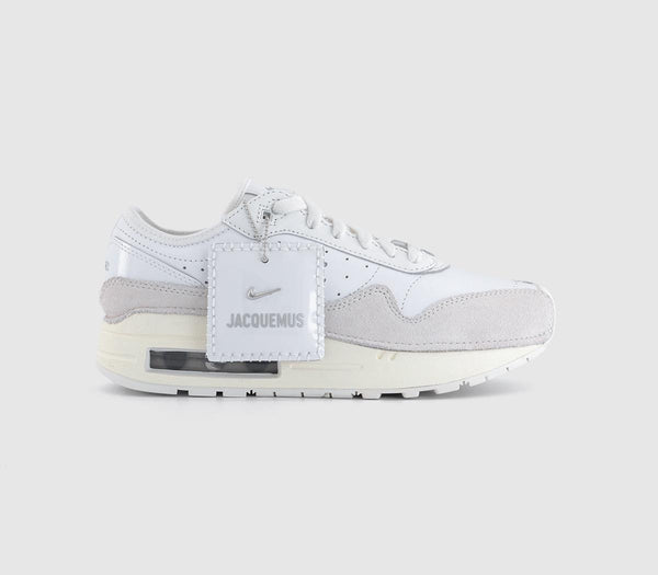 Nike Air Max 1 SP Trainers Jacquemus Summit White Metallic Silver