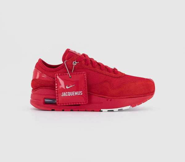 Nike Air Max 1 Sp Jacquemus University Red Metallic Silver