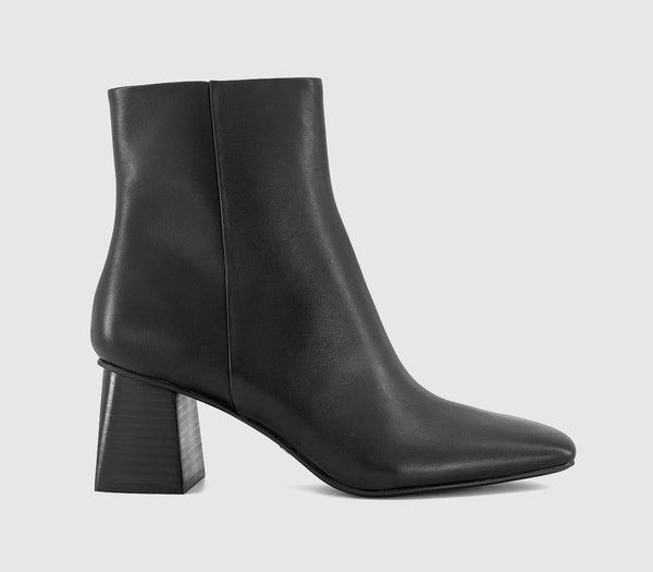 Womens OFFICE Alicia Block Heel Ankle Boots Black