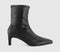 Womens OFFICE Ashton Heeled Sock Boots Black Pu - OFFCUTS SHOES by OFFICE