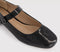 Womens OFFICE Fuji Single Strap Mary Jane Shoes Black Patent - OFFCUTS SHOES by OFFICE