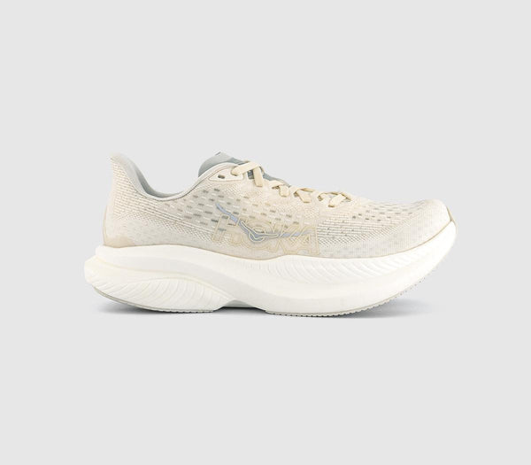  Hoka Mach 6 Trainers Alabaster Cosmic Grey Uk Size 4