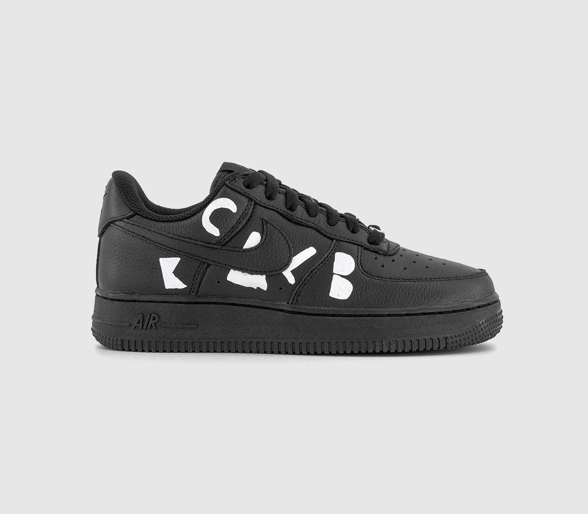 Comme Des Garcons CDG x Nike Air Force 1 Low Retro SP F Trainers Black F
