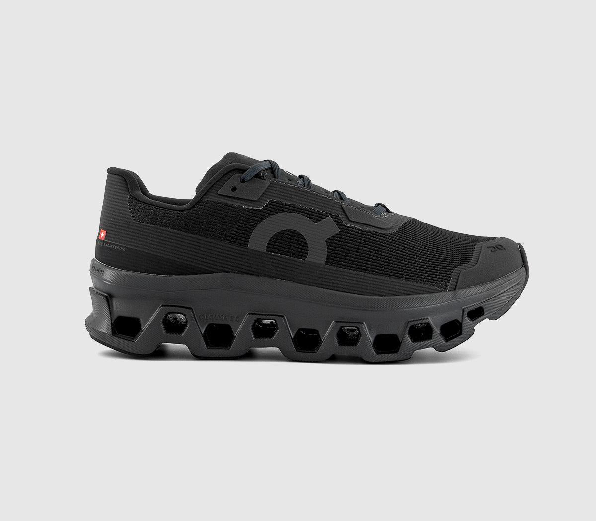 ON Cloudmonster Void Trainers Black