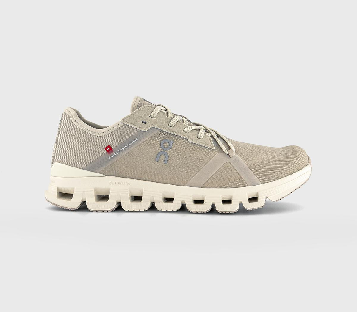 ON Cloud X 4 AD Trainers Pelican Ghost