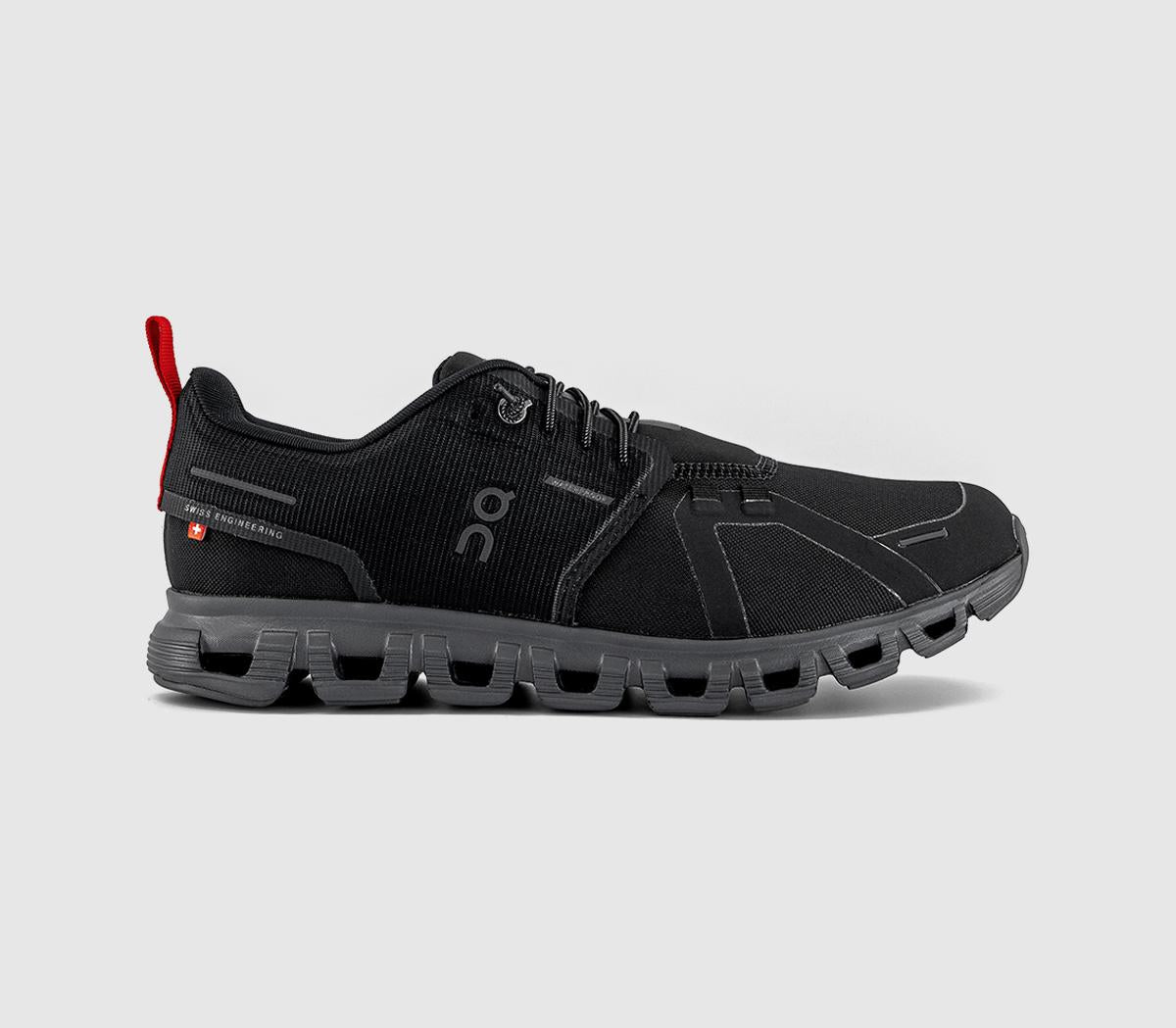 On Cloud 6 Waterproof Trainers Black Eclipse