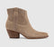 Womens Dolce Vita Silma Western Truffle Suede