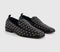 Womens Dolce Vita Beny Stud Loafers Black Leather