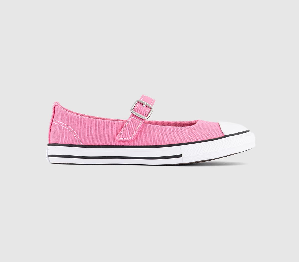 Kids Converse Chuck Taylor All Star Dainty Youth Pink White Black