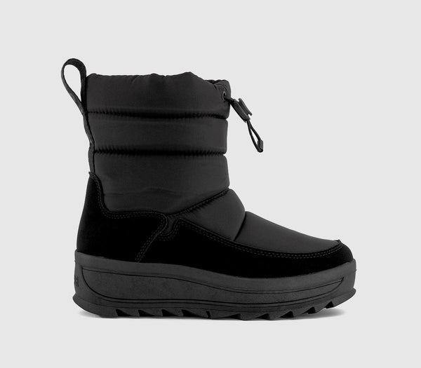Womens PAJAR Gepelle Boots Black Nylon