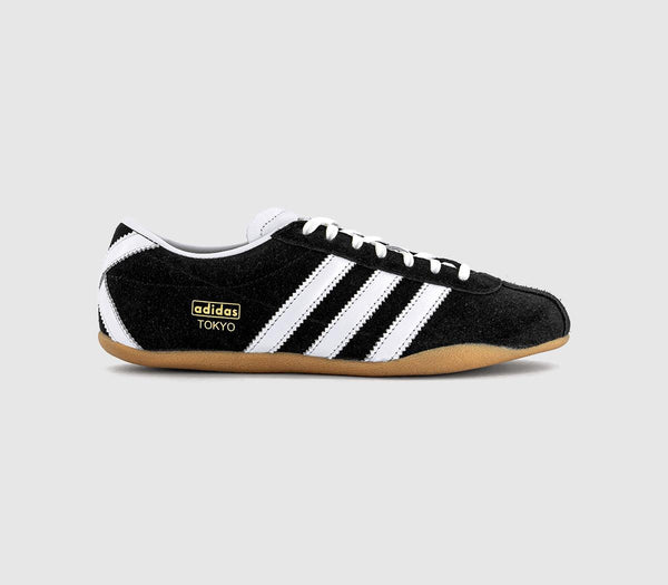  adidas Tokyo Trainers Core Black White Gum Uk Size 5