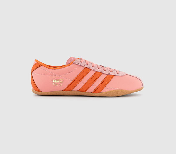 Womens Adidas Tokyo Trainers Semi Pink Spark Orange Gold Metallic Uk Size 5
