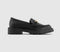 Womens OFFICE Fusion Snaffle Trim Loafers Black - OFFCUTS SHOES by OFFICE