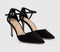 Womens OFFICE Hidden Two Part Court Heels Black