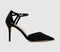 Womens OFFICE Hidden Two Part Court Heels Black