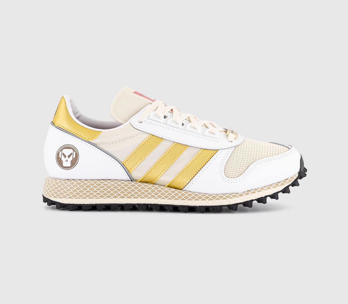 adidas Goldie Spzl Trainers White White Gold Met