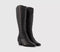 Womens OFFICE Kelso Knee High Western Boots Black Leather