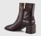 Womens OFFICE Antonia Block Heel Ankle Boot Brown