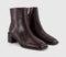 Womens OFFICE Antonia Block Heel Ankle Boot Brown