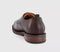 Mens OFFICE Murray Plain Toe Stitch Detail Derby Shoes Brown