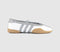 adidas Taekwondo Mei Ballet Shoes White Silver Metallic Gum