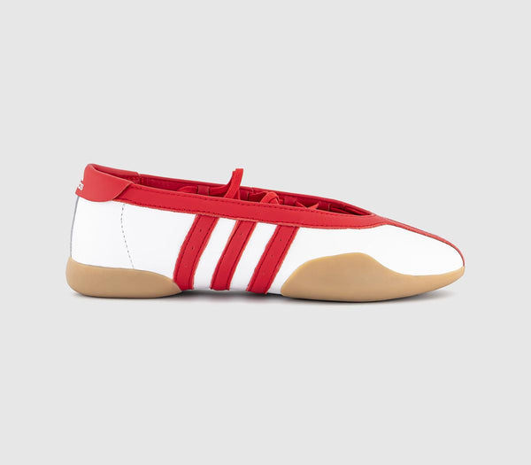 adidas Taekwondo Mei Ballet Pumps White Better Scarlet Gum