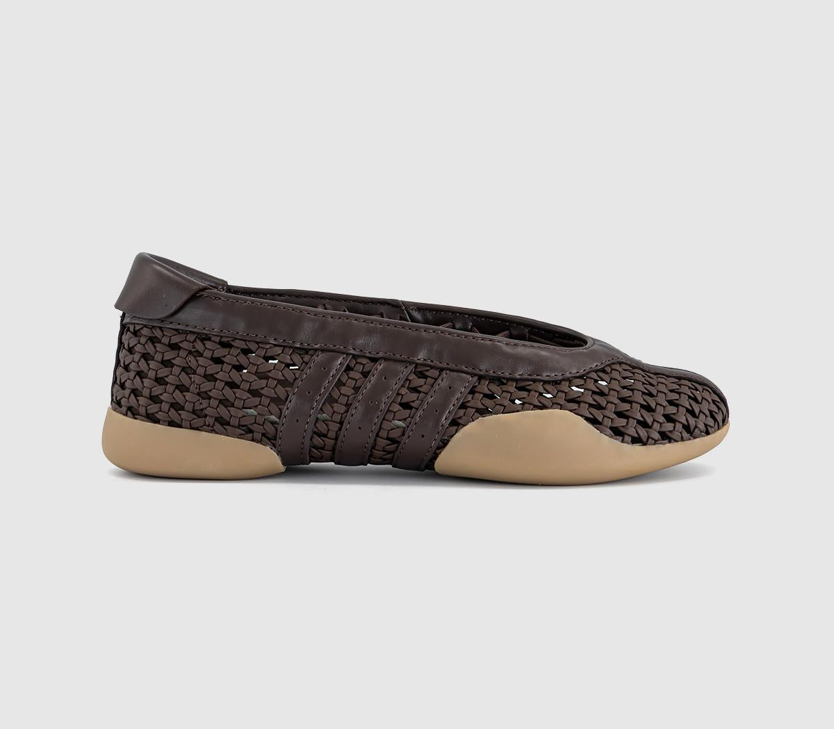 adidas Taekwondo Mei Ballet Pumps Brown Brown Gum