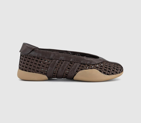 adidas Taekwondo Mei Ballet Pumps Brown Brown Gum