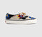 Vans Authentic 44 Trainers Knit Flower Black White Red