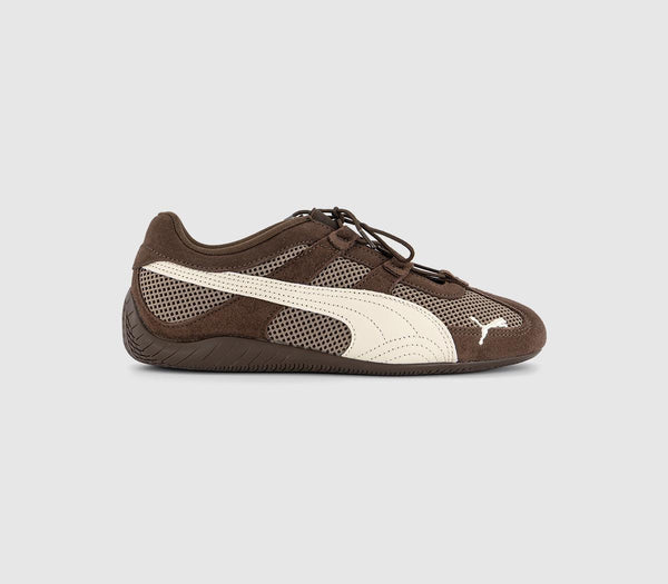 PUMA Speedcat Go Trainers Chocolate Alpine Snow