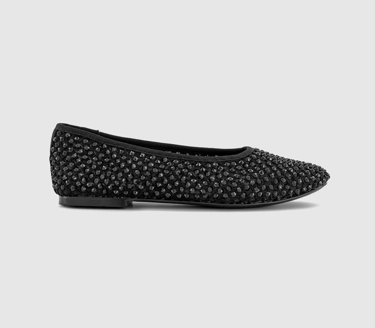 Womens Steve Madden Marli Ballerinas Black