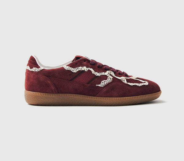 Womens ALOHAS TB490 Crochet Sneakers Burgundy