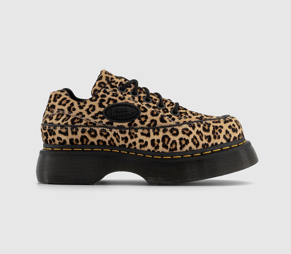 Womens Dr. Martens Buzz 5 Eye Shoes Leopard