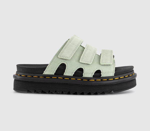 Womens Dr. Martens Raine Slides Sage Green Uk Size 5 – OFFCUTS
